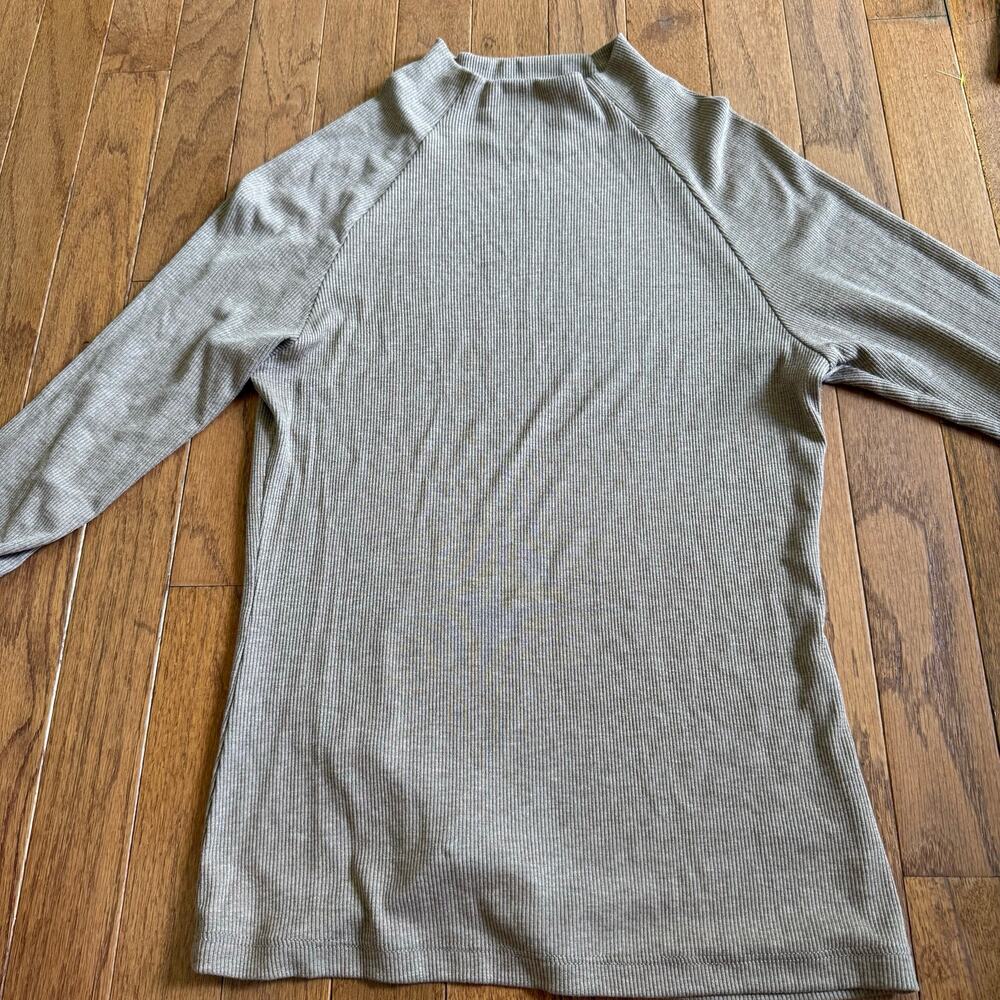 LNA Revolve | Beige Oatmeal Lyndell Thermal Long Sleeve Top Size Small Lounge - Picture 7 of 9